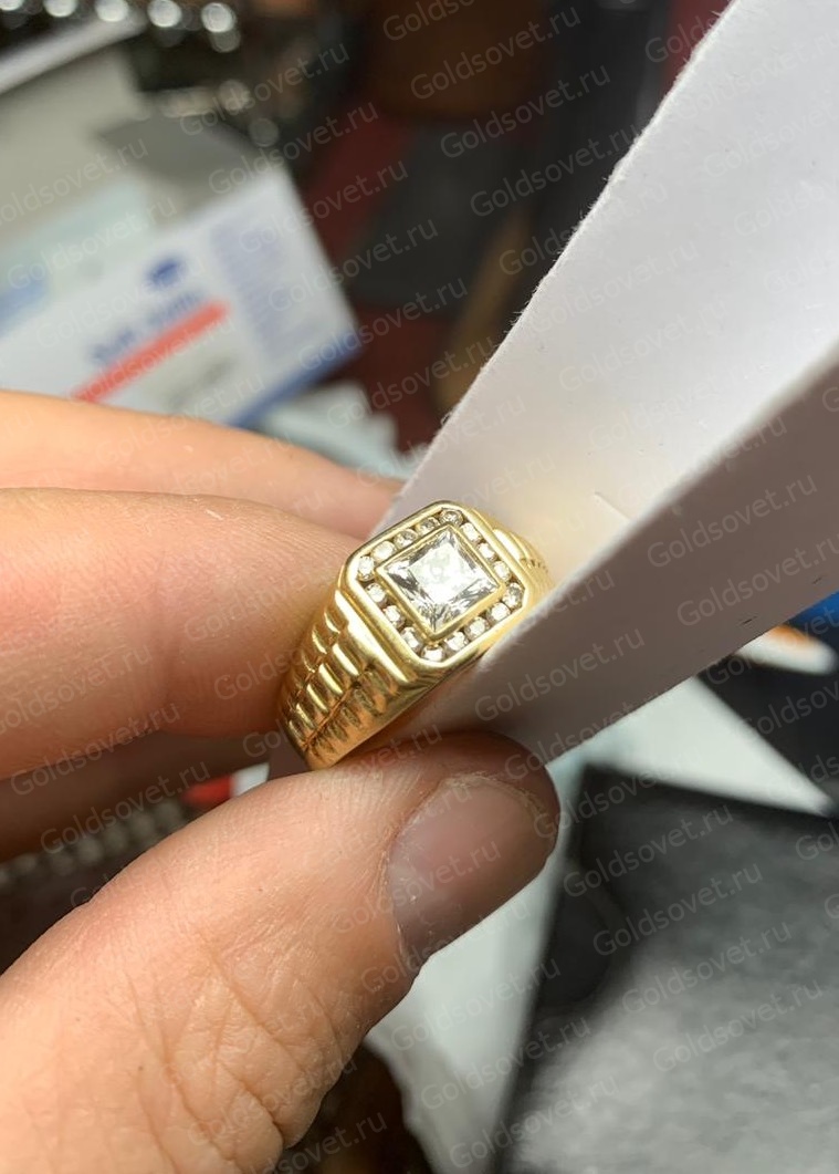 Оценка кольца с бриллиантом
